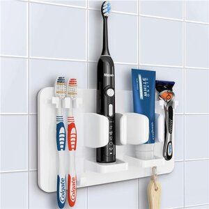 Toothbrush Razor Holder for Shower: Wall Mounted Tooth Brush Organizer
